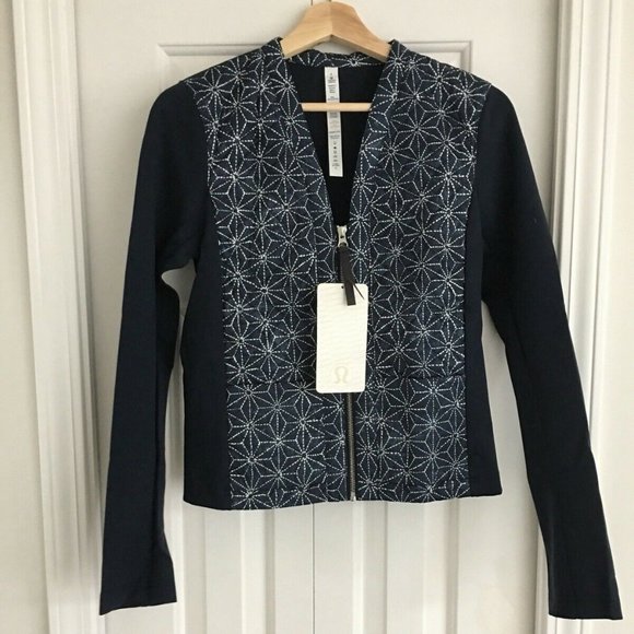 Quilted Inkwell Sashiko Jacket Blazer 